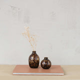 Creative Co-op TORTOISE GLASS VASE Wide