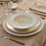 Casafina by Costa Nova CRISTAL SOUP PASTA BOWL Mother of Pearl