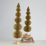 Creative Co-op TOPIARY SHAPED BOTTLE BRUSH TREE