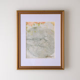 FRAMED PALETTE SERIES 8X10 GOLD BEAD No 1