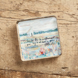 Lauren Dunn ACRYLIC SCRIPTURE BLOCK Luke 12:27-28