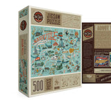 True South Puzzle Company NASHVILLE ILLUSTRATED PUZZLE