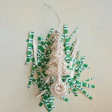 MERCURY GLASS BALL BASE TREE ORNAMENT