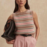Varley DEELEY STRIPE STITCH TANK