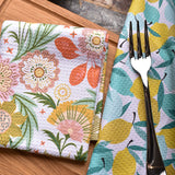Geometry GARDEN DREAMS TEA TOWEL