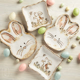 Etta B Pottery HAPPY BUNNY DISH