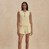 Varley MARLA BUTTON PLACKET TANK