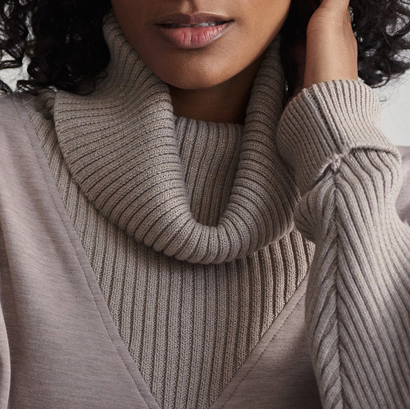 Varley HANNAH COWL NECK SWEAT