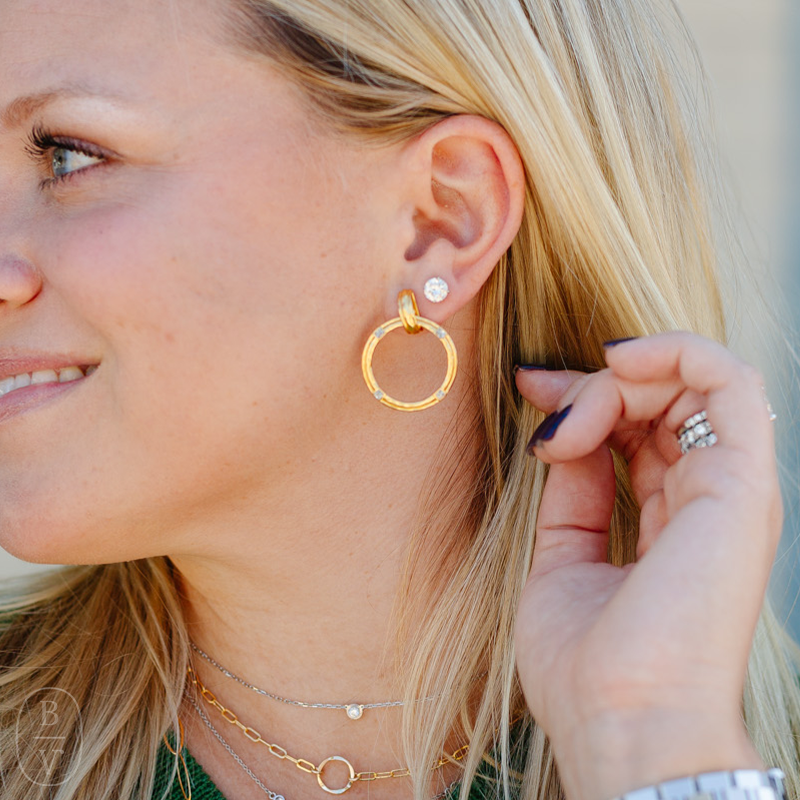 Julie Vos ASTOR DOORKNOCKER EARRINGS
