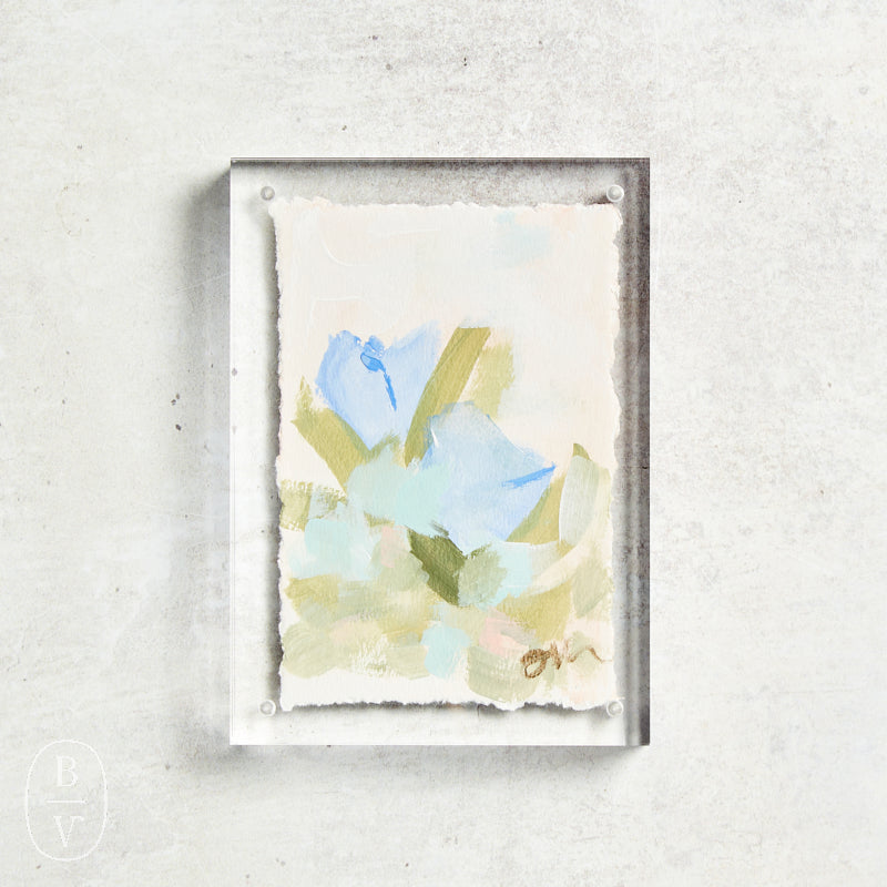 Haley Farris Fine Art ACRYLIC FRAME FLORAL 5 X 7