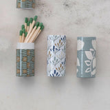 Creative Co-op FLOWER TUBE MATCHBOX