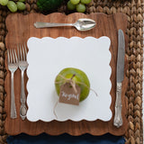 Europe 2 You SCALLOPED APPETIZER CHEESE BOARD White