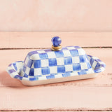 MacKenzie-Childs BUTTER BOX Royal Check