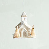 Creative Co-op PAPER CHURCH ORNAMENT A