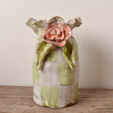 Dixie Pottery SAK VASE 1 FLOWER DESIGN 7x6 JULY 2026 DROP 2
