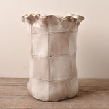 Dixie Pottery GOLD LUSTER RIM BELLA VASE NO 3