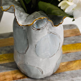 Dixie Pottery GOLD RIM SAK VASE NO 2