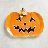 Mudpie JACK-O-LANTERN GLOW IN THE DARK PLATTER