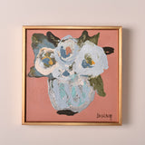Vicki Denaburg FRAMED CORAL FLORAL 1