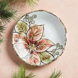Etta B Pottery HEIRLOOM POINSETTIA