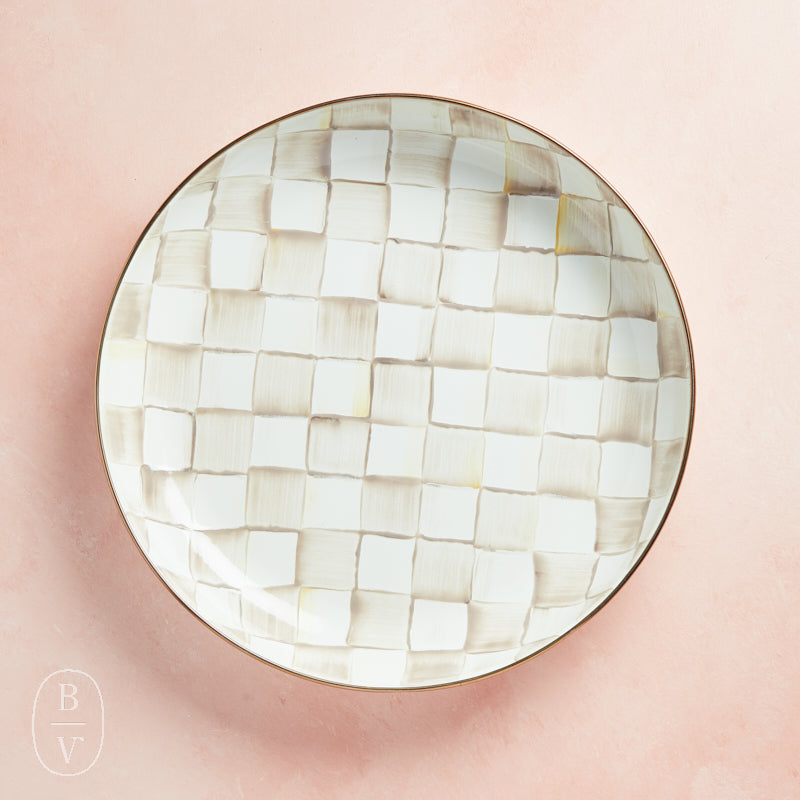 MacKenzie-Childs ABUNDANT BOWL Mocha Check
