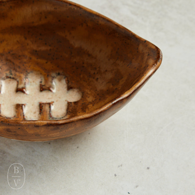Etta B Pottery 2025 FOOTBALL BOWL