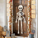 Mudpie HAUNTED HOME SKELETON DOOR HANGER