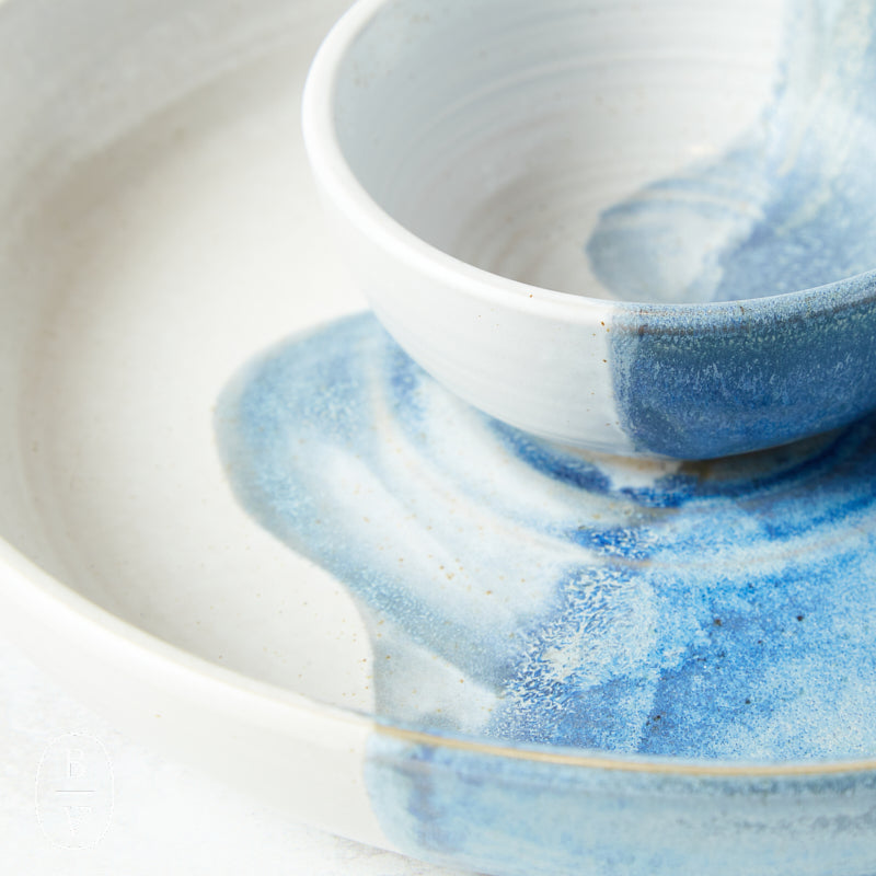 Bloomingville REACTIVE GLAZE STONEWARE CHIP AND DIP