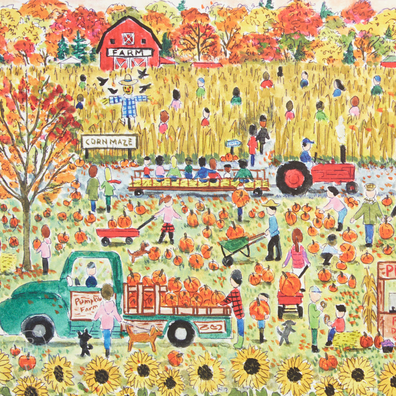 Chronicle Books MICHAEL STORRINGS PUMPKIN PATCH 1000PC PUZZLE