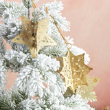 Creative Co-op METAL 3D SNOWFLAKE ORNAMENT
