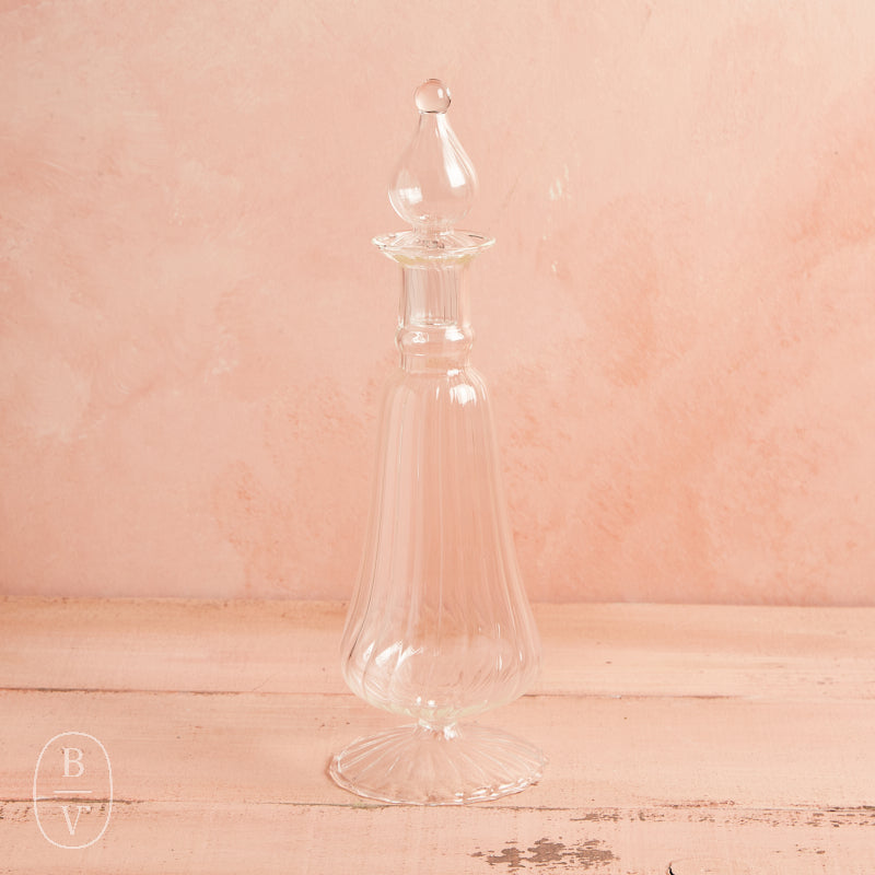 Creative Co-op PRESSED GLASS DECANTER 22 Oz