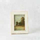 Creative Co-op RESIN FRAME WITH HORN INLAY Solid 5x7