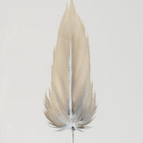 By Lacey SMALL FRAMED FLOATED FEATHER PAINTING SERIES 10 NO 1