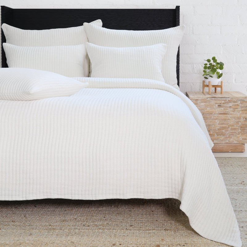 Pom Pom At Home VANCOUVER COVERLET Cream