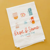 Doe A Deer RISE AND SHINE FLOUR SACK TOWEL