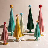 Cody Foster PLEATED GLASS TREE WITH BALL TOPPER 2024