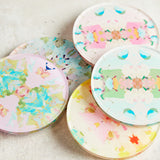 Laura Park Designs MONETS GARDEN ACRYLIC COASTER