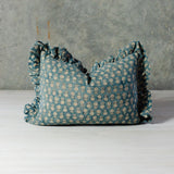 Filling Spaces TULSI COTTON BACK PILLOW Teal 14x20