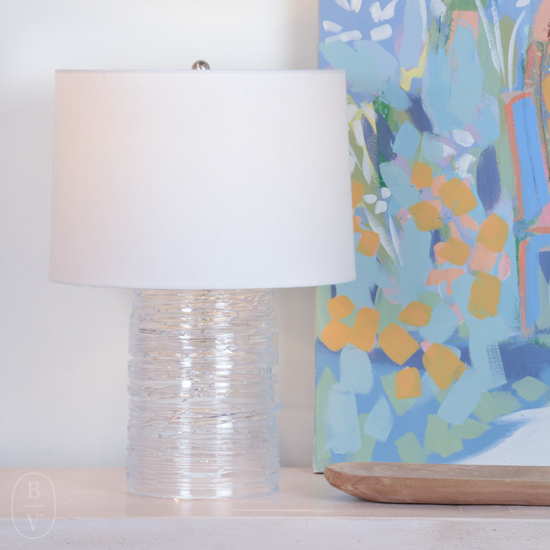 Simon Pearce ECHO LAKE GLASS LAMP