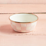 MacKenzie-Childs PINCH BOWL Rosy Check