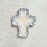 Etta B Pottery SPRING CROSS Number 2 (Blue)