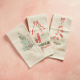 Creative Co-op HOLIDAY IMAGE COTTON SLUB TEA TOWEL