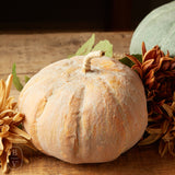 Creative Co-op METAL PAPER MACHE DISTRESSED PUMPKIN