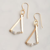 Ellen Hays Jewelry TRIANGLE STONE E2375 EARRINGS