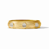 Julie Vos COBBLESTONE STONE HINGE BANGLE