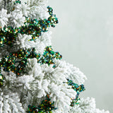 Creative Co-op WIDE GLITTER BALL GARLAND