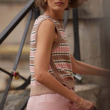 Varley DEELEY STRIPE STITCH TANK