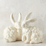 K and K Interiors GLAZED TERRACOTTA BUNNY