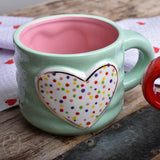 Glory Haus POLKA DOT HEART MUG