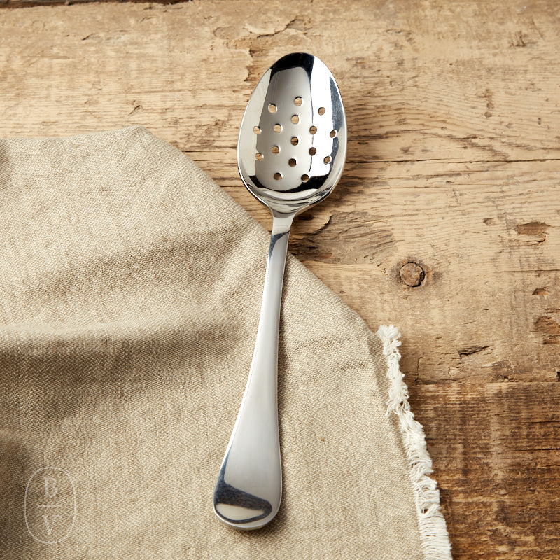 Mepra BRESCIA FRETWORKED COOKING SPOON 1810 Mirror Roman H